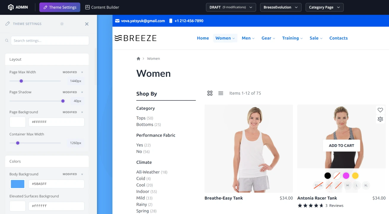 Theme Editor Screenshot