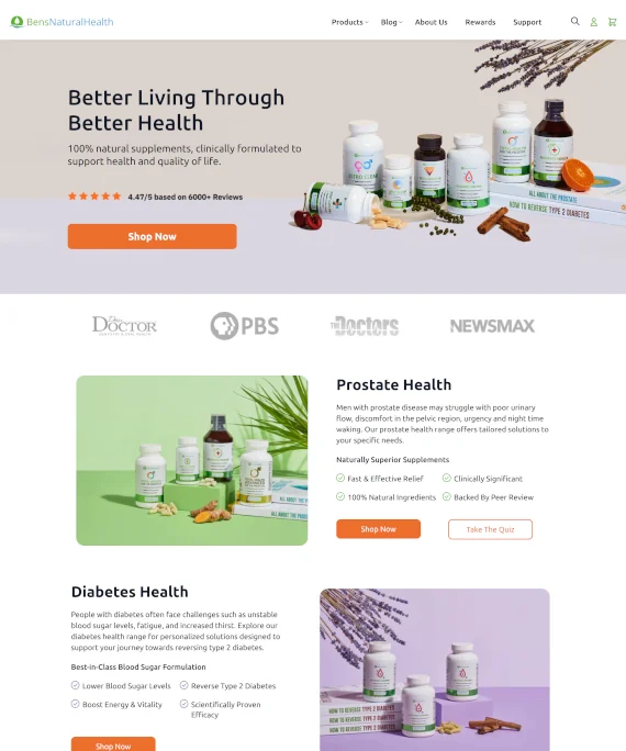 bensnaturalhealth.co.uk